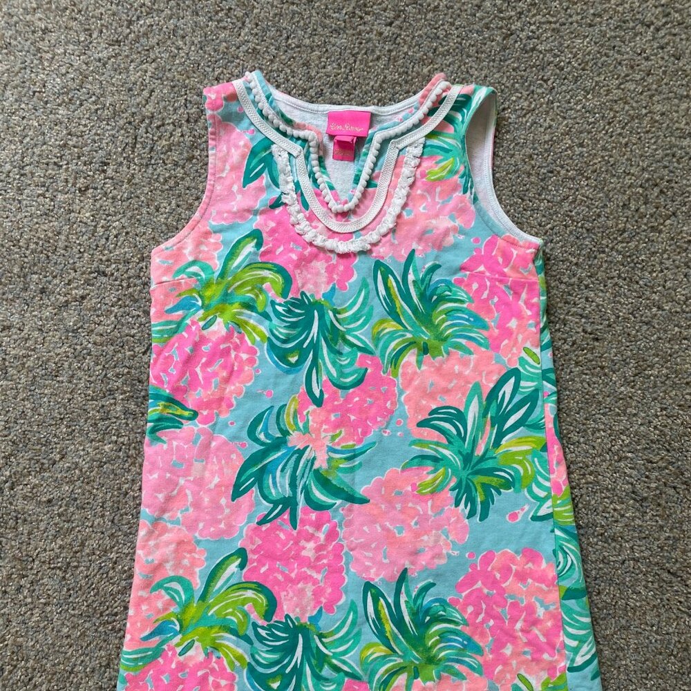 Lilly Pulitzer Girls Mini Harper knit dress, Size L (8-10), VGUC
